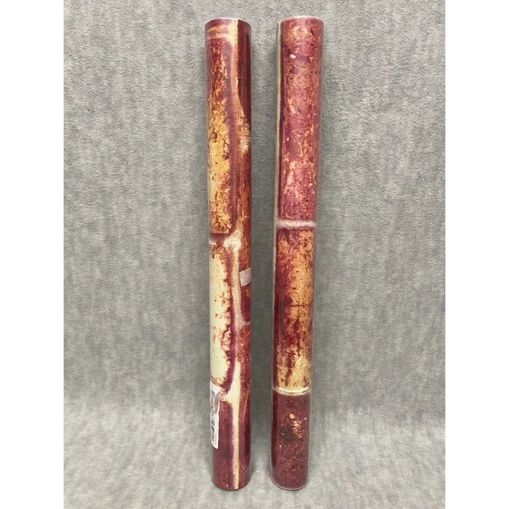 2‎ Rolls Type C Red 17.7 in x 196.85 Removable Self Adhesive Wallpaper